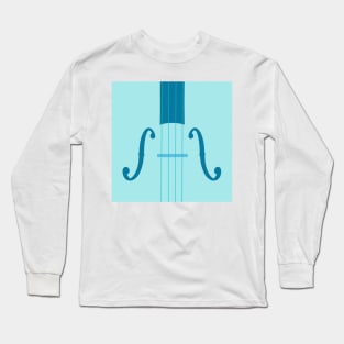 Strings in Shades of Blue Long Sleeve T-Shirt